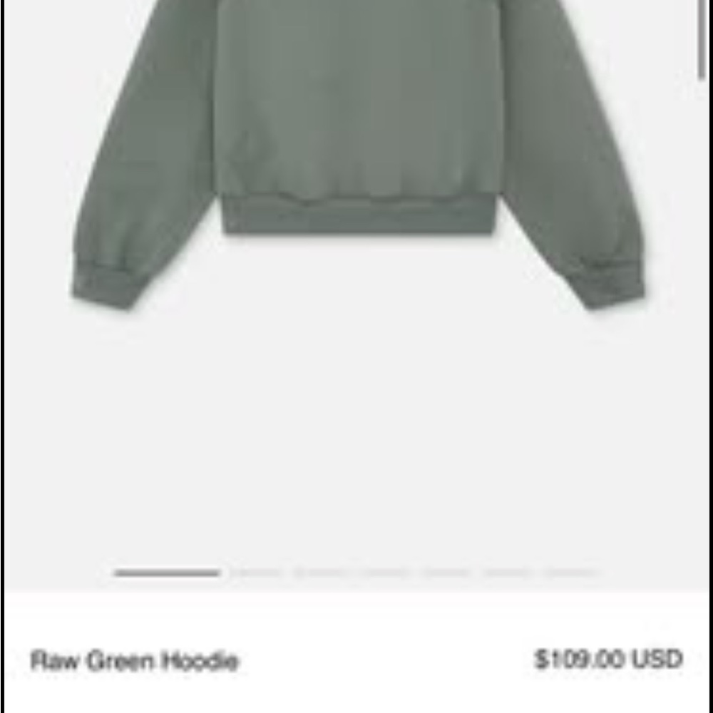 Raw Green men’s Hoodie Sweater